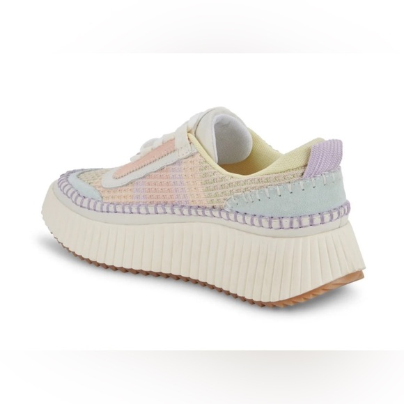 EUC Dolce Vita Dolen Crochet pastel sneaker - size 10 - Picture 8 of 10